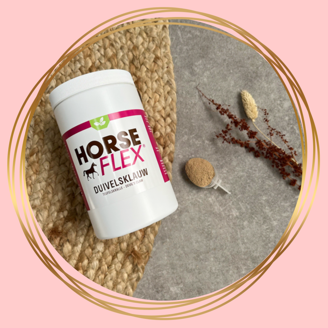 Duivelsklauw van Horseflex– puur natuur supplement voor soepele gewrichten, gewrichtscomfort en bewegingsvrijheid bij paarden