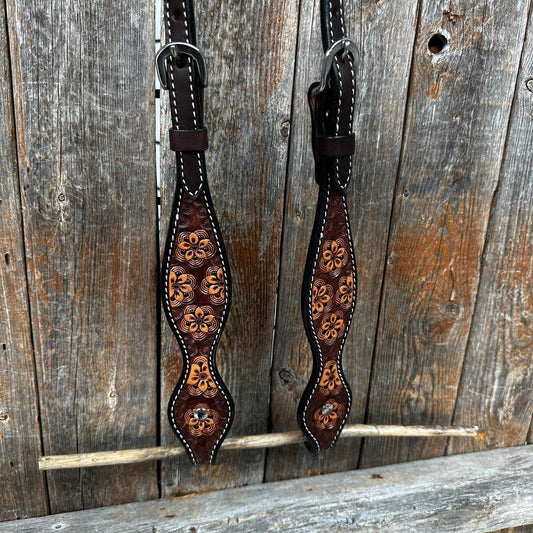 Rodeo Drive - Flower Power one-ear western hoofdstel