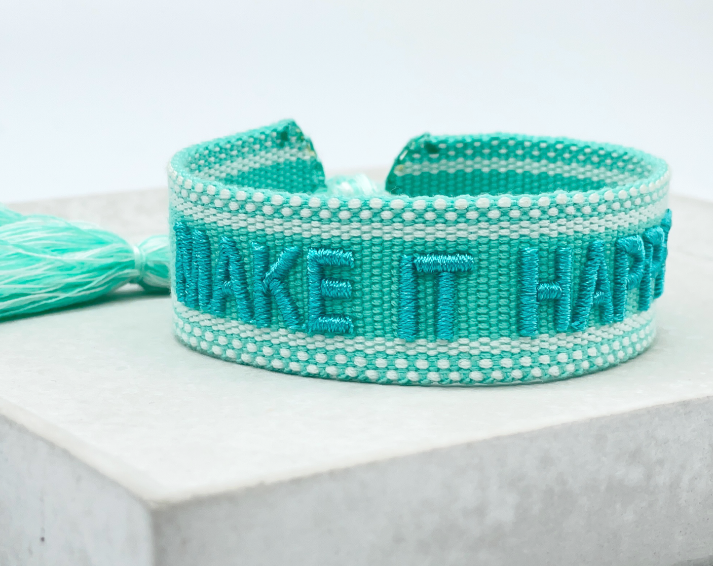 Parsley & pepper - Make it Happen armband turquoise