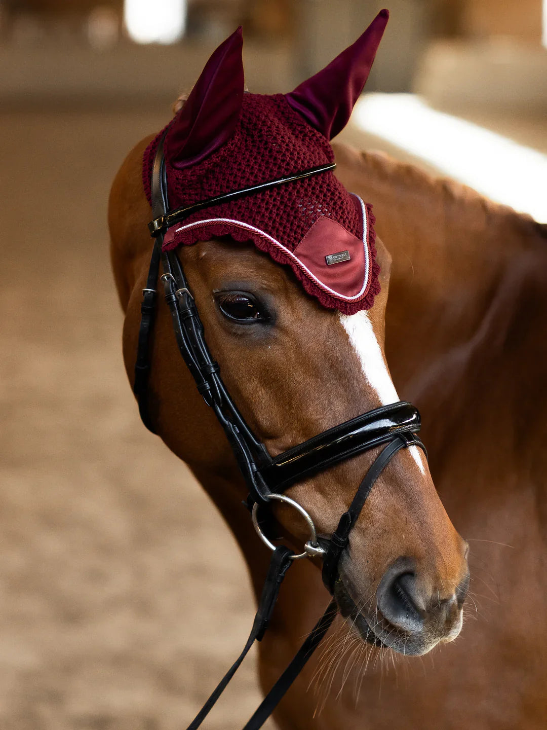 Equestrian Stockholm - Core Collection - Bordeaux Ear Bonnet oornetje