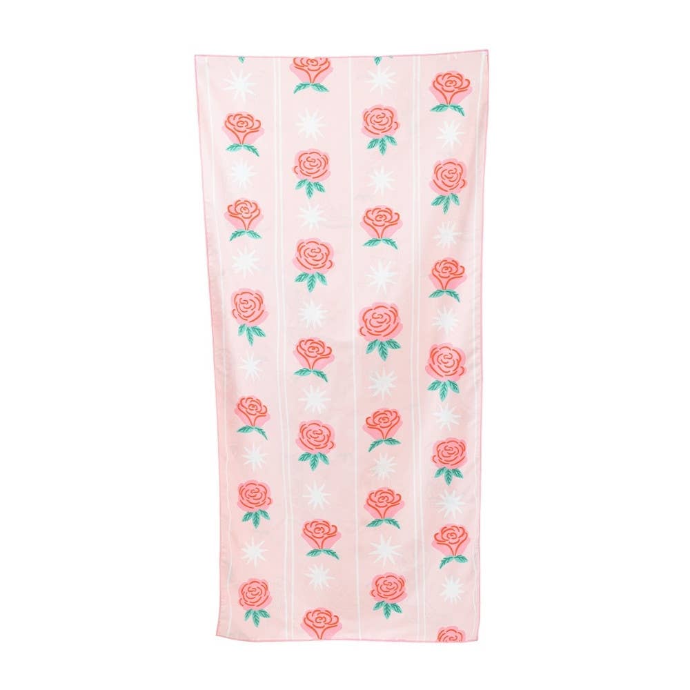 Katydid - Reisformaat Handdoek met Laarzen en Bloemen