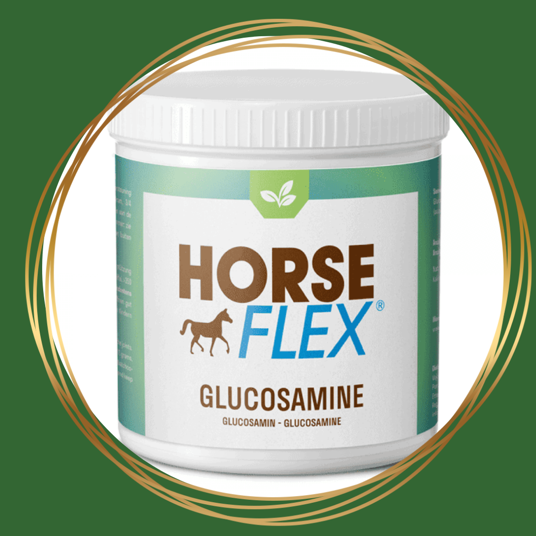 HorseFlex Glucosamine Puur aanvullend diervoeder voor paarden ter ondersteuning van gewrichten en kraakbeen.
