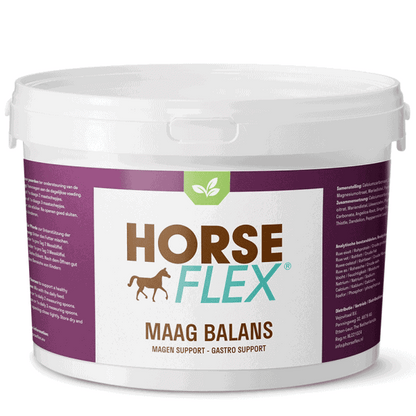 Natuurlijke maag- en darmondersteuning voor paarden in poedervorm – HorseFlex Maag Balans