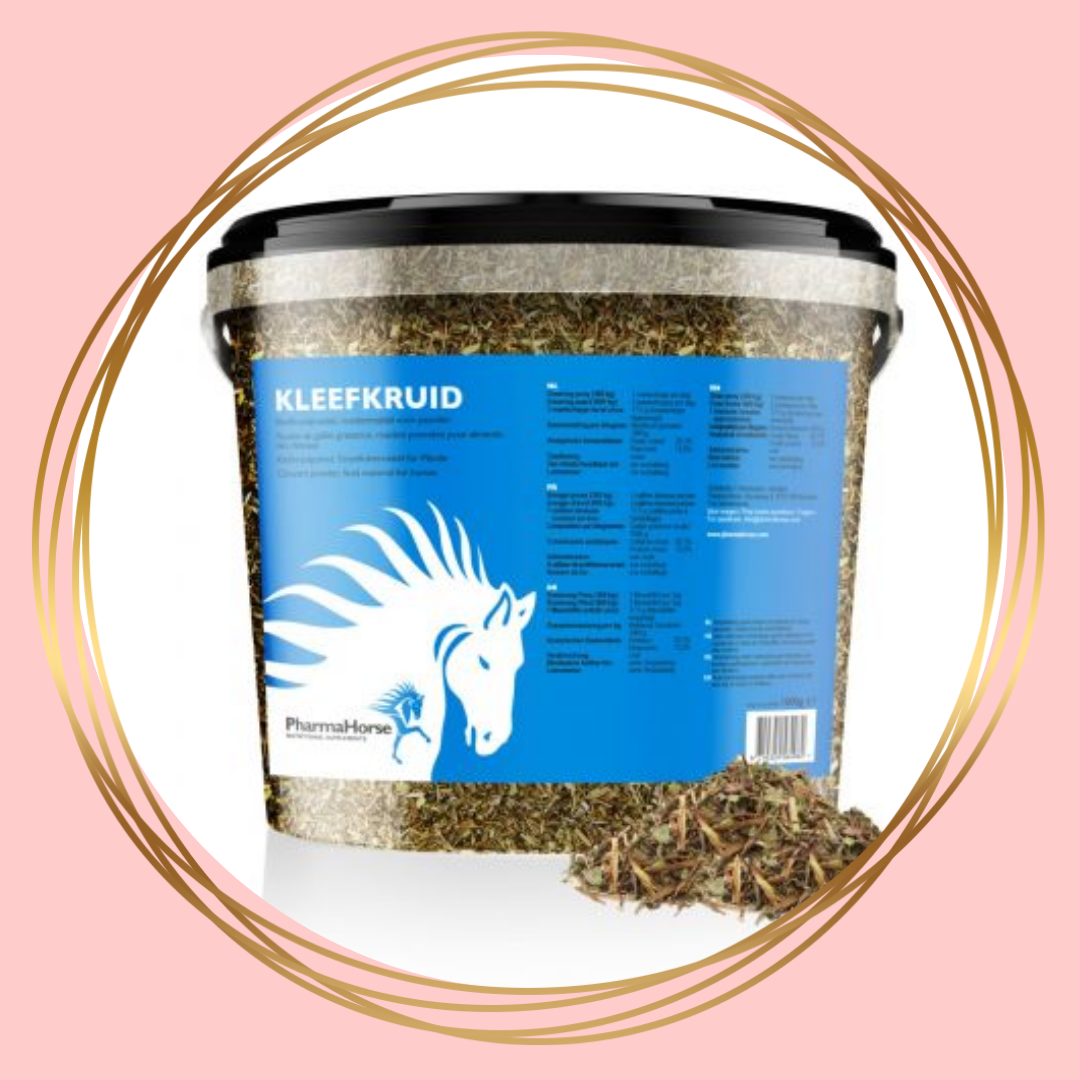PharmaHorse Kleefkruid voor ondersteuning van lymfestelsel en afvoer van afvalstoffen bij paarden