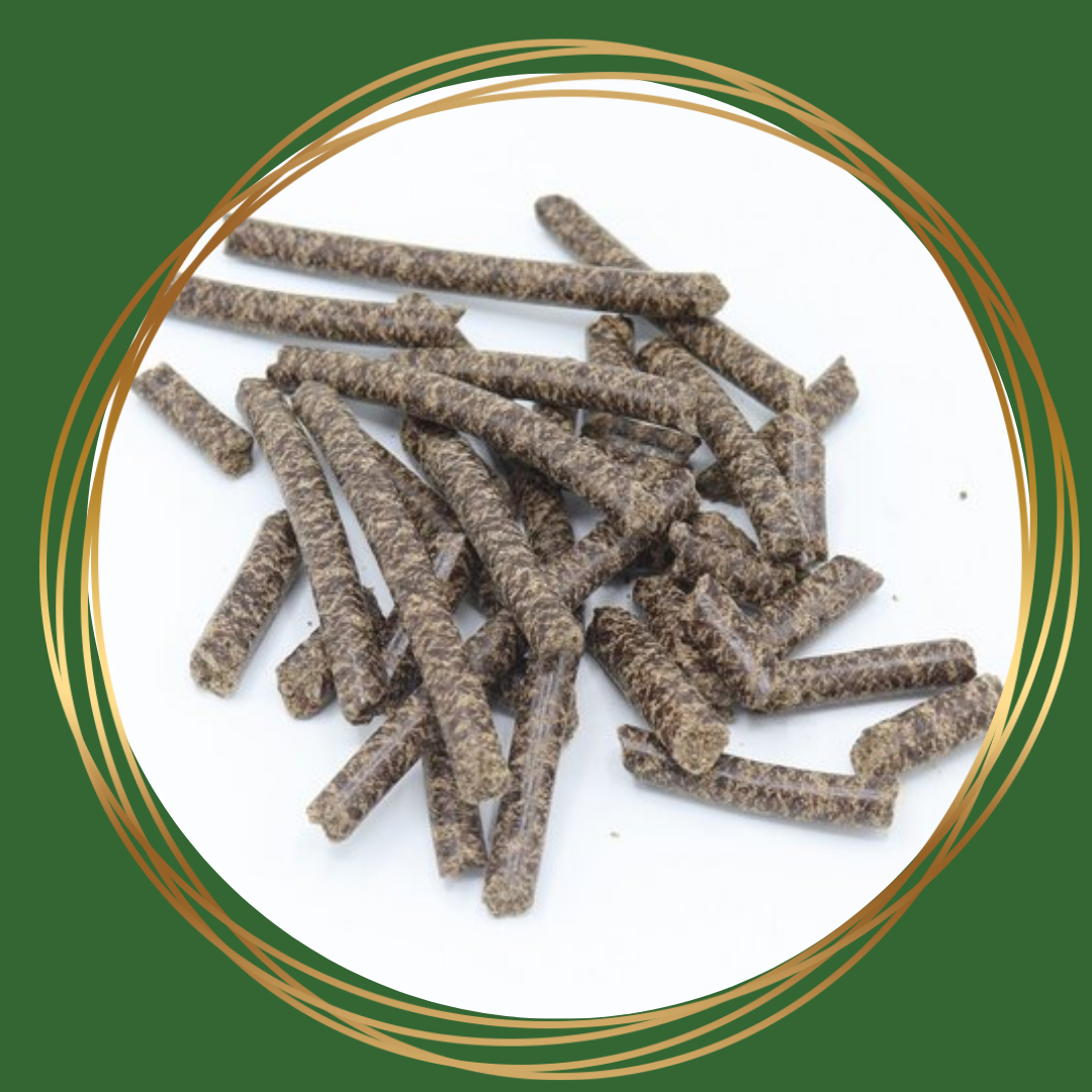 Lijnzaad pellets rijk aan slijmstoffen voor darmgezondheid en vacht