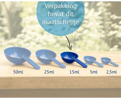 Maatschepje voor PharmaHorse Herbal Detox Mix ondersteunt de natuurlijke reiniging van het lichaam van je paard met een mix van zuiverende kruiden.