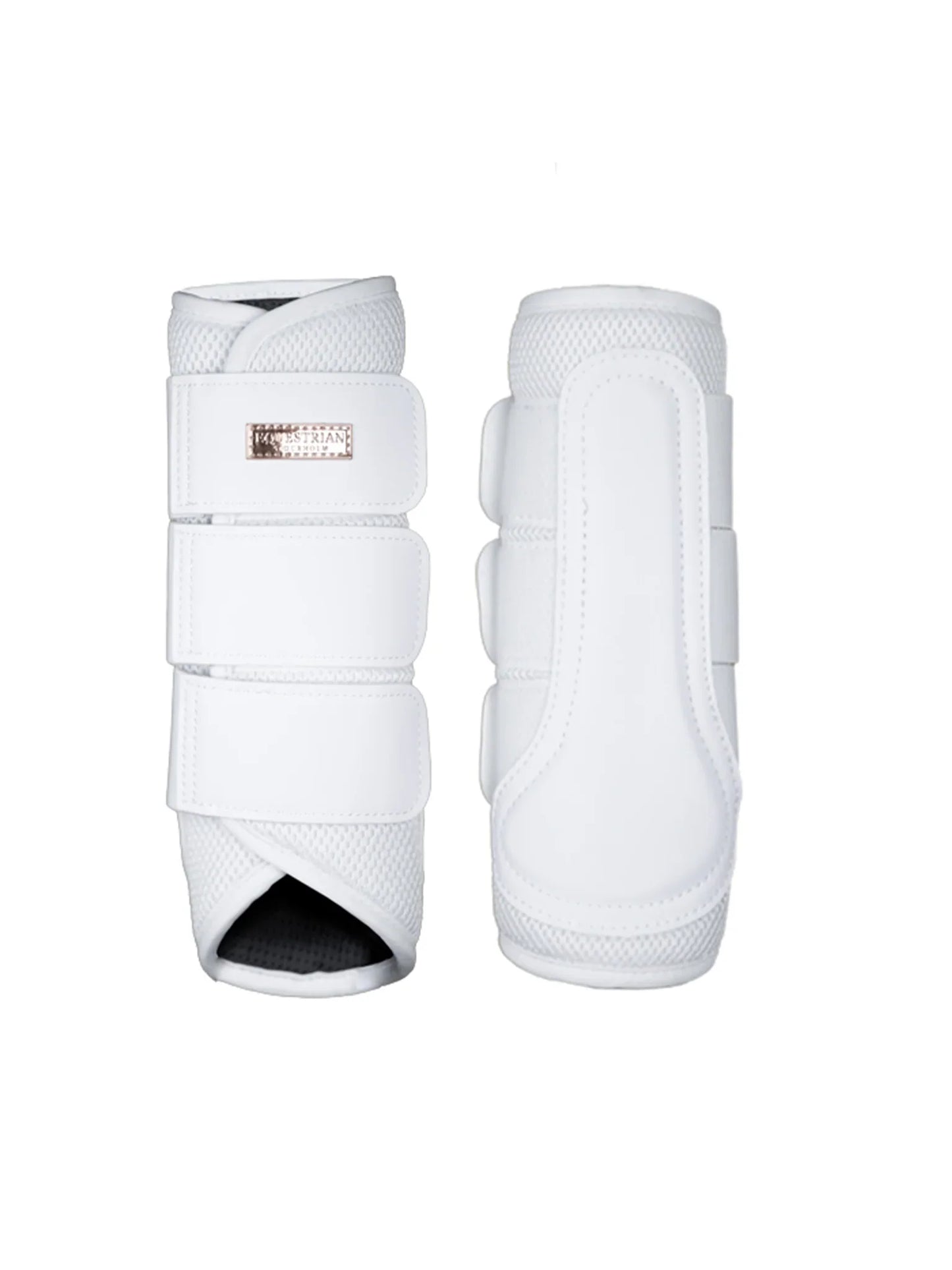 Equestrian Stockholm - Core Collection - White Gold Mesh Brushing Boots beenbeschermers
