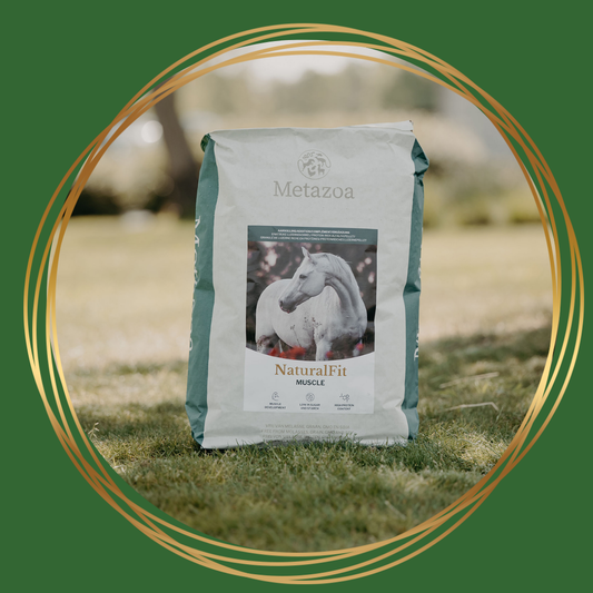 Metazoa NaturalFit Muscle voer voor paarden ter ondersteuning van spieropbouw en herstel