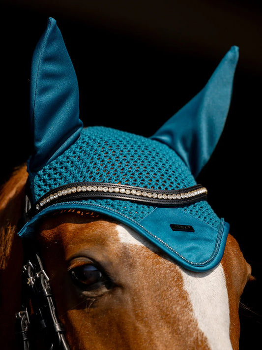 Equestrian Stockholm - FW25 Teal Blue - Ear Bonnet Modern oornetje