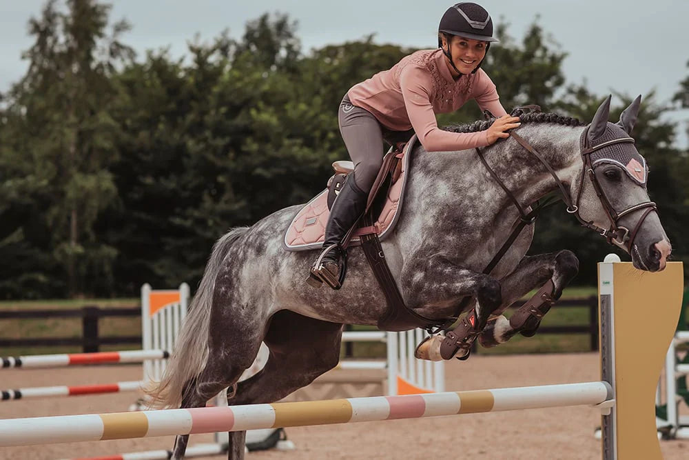 Equestrian Stockholm - Core Collection - Pink Pearl Jump Saddle Pad springzadeldek