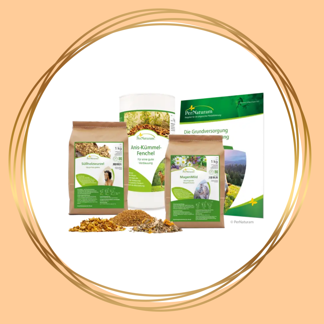 PerNaturam Maag Accuut Pakket voor paarden ter ondersteuning van maag en spijsvertering