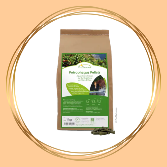 PerNaturam Petrophagus Pellets voor paarden ter ondersteuning van urineproductie en natuurlijke nier- en blaasfunctie