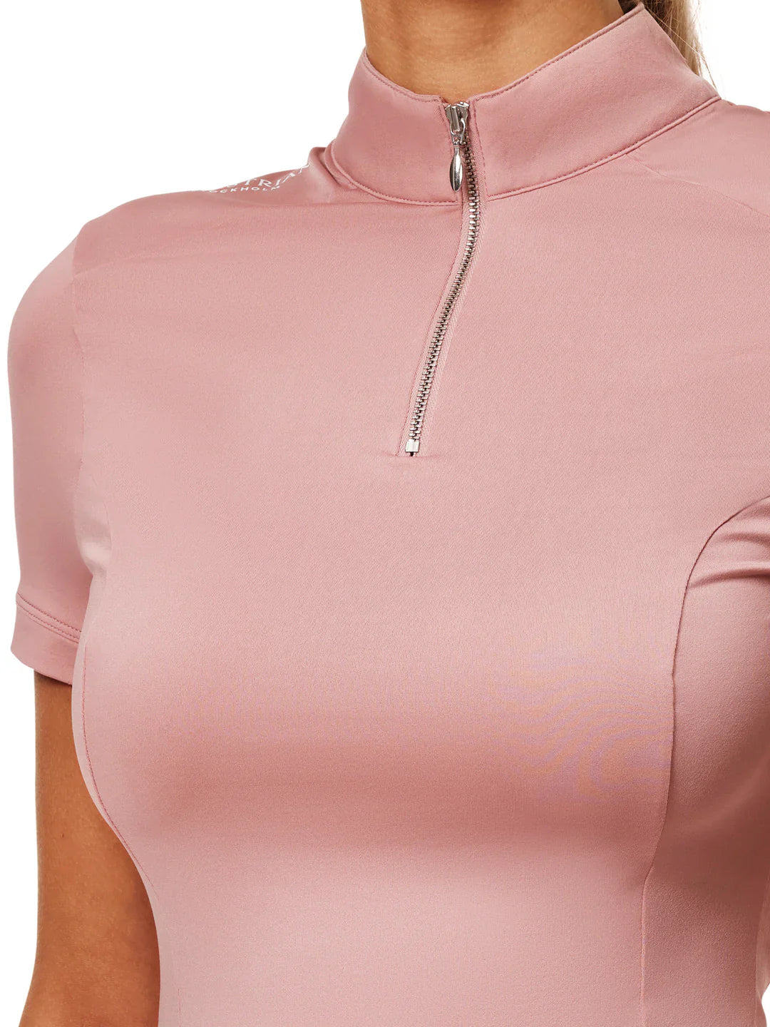 Equestrian Stockholm - Core Collection - Pink UV Protection Top Short Sleeve rijtop