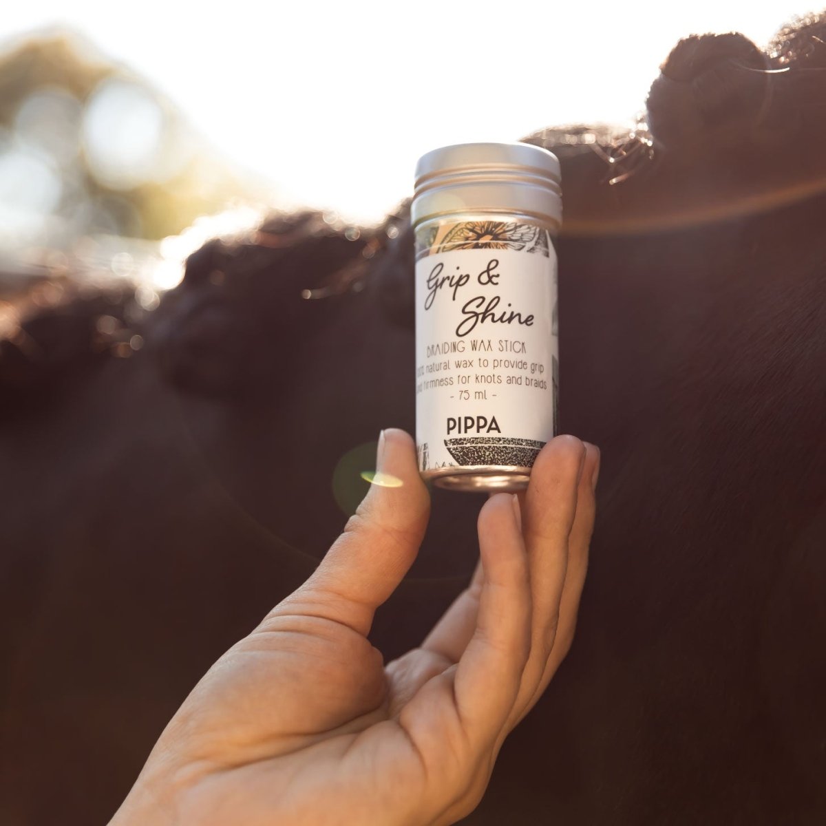 PIPPA Grip & Shine Braiding Wax Stick