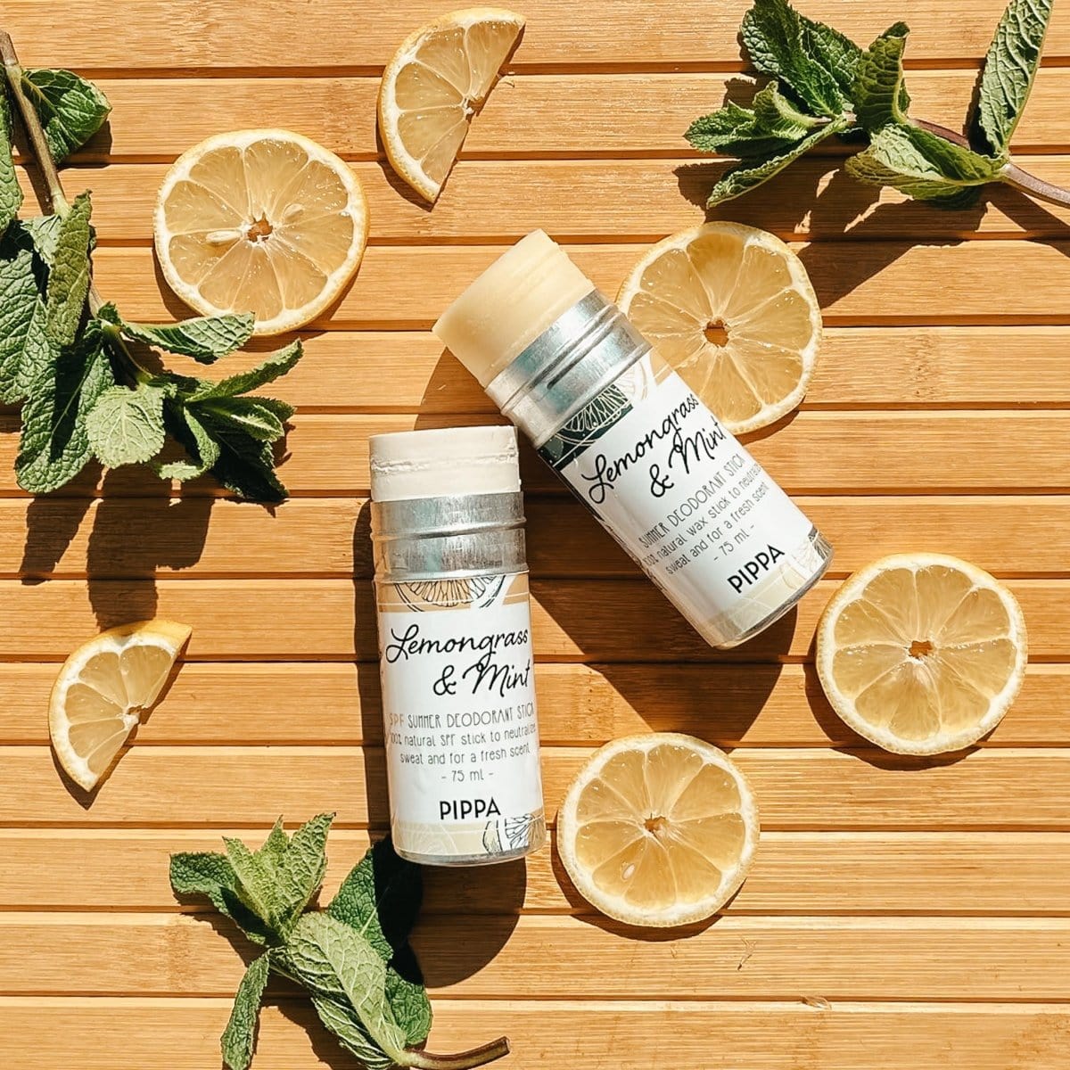 PIPPA Lemongrass & Mint SPF Summer Deodorant Stick
