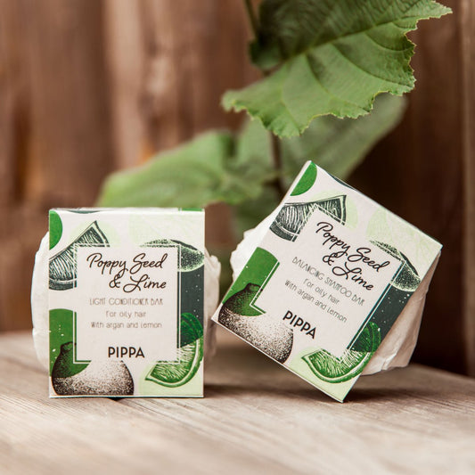 PIPPA Lichte Conditioner Bar Poppy Seed & Lime