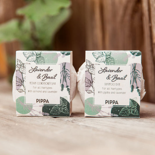 PIPPA Medium Conditioner Bar Lavender & Basil