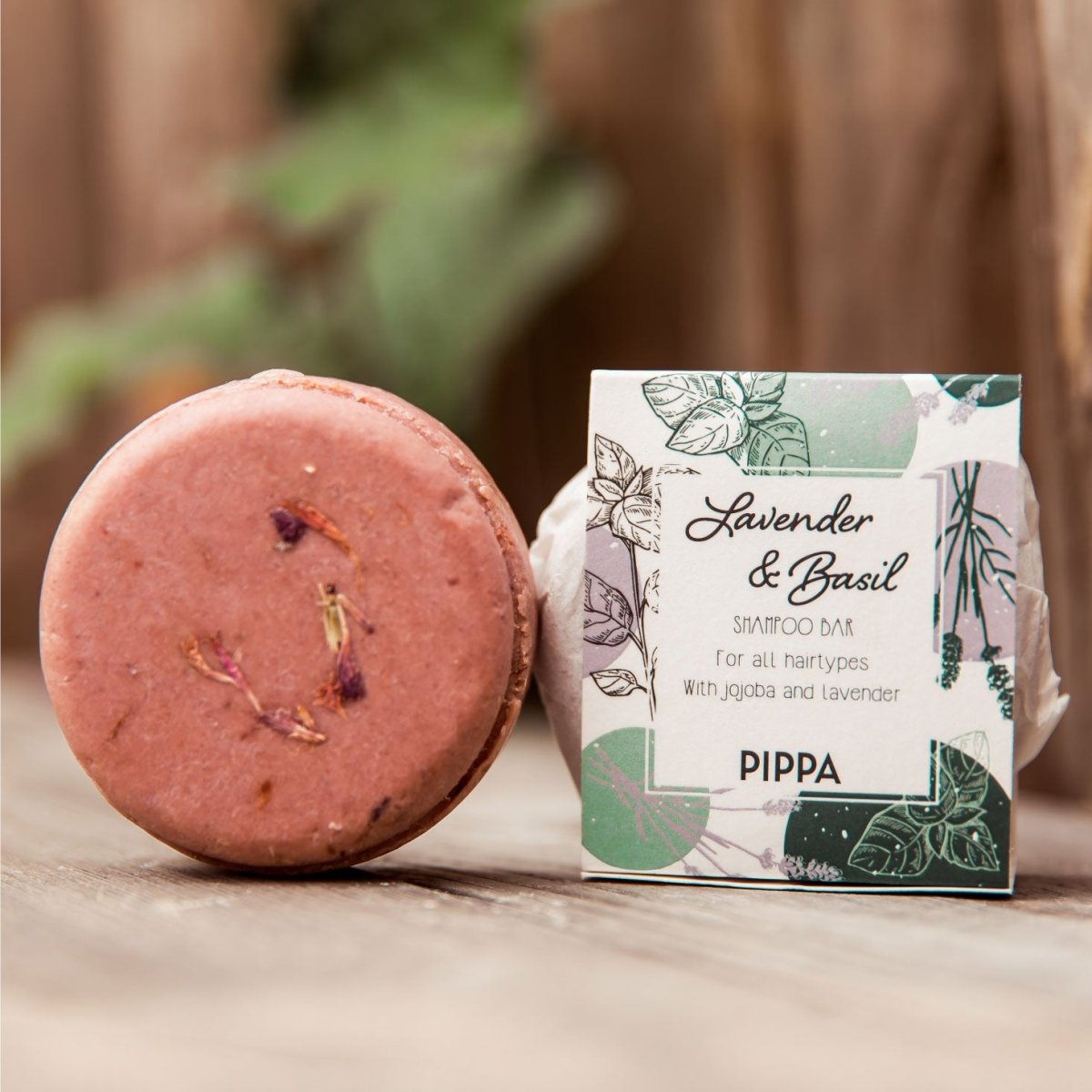 PIPPA Shampoo Bar Lavender & Basil