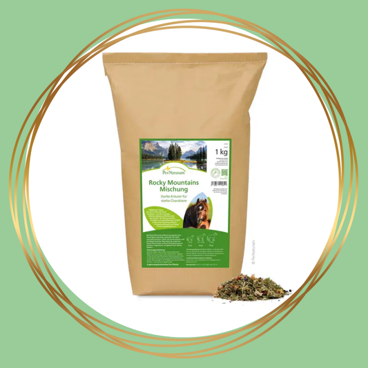 Kruidenmix voor paarden geïnspireerd op de natuurlijke Rocky Mountains‑voeding van PerNaturam