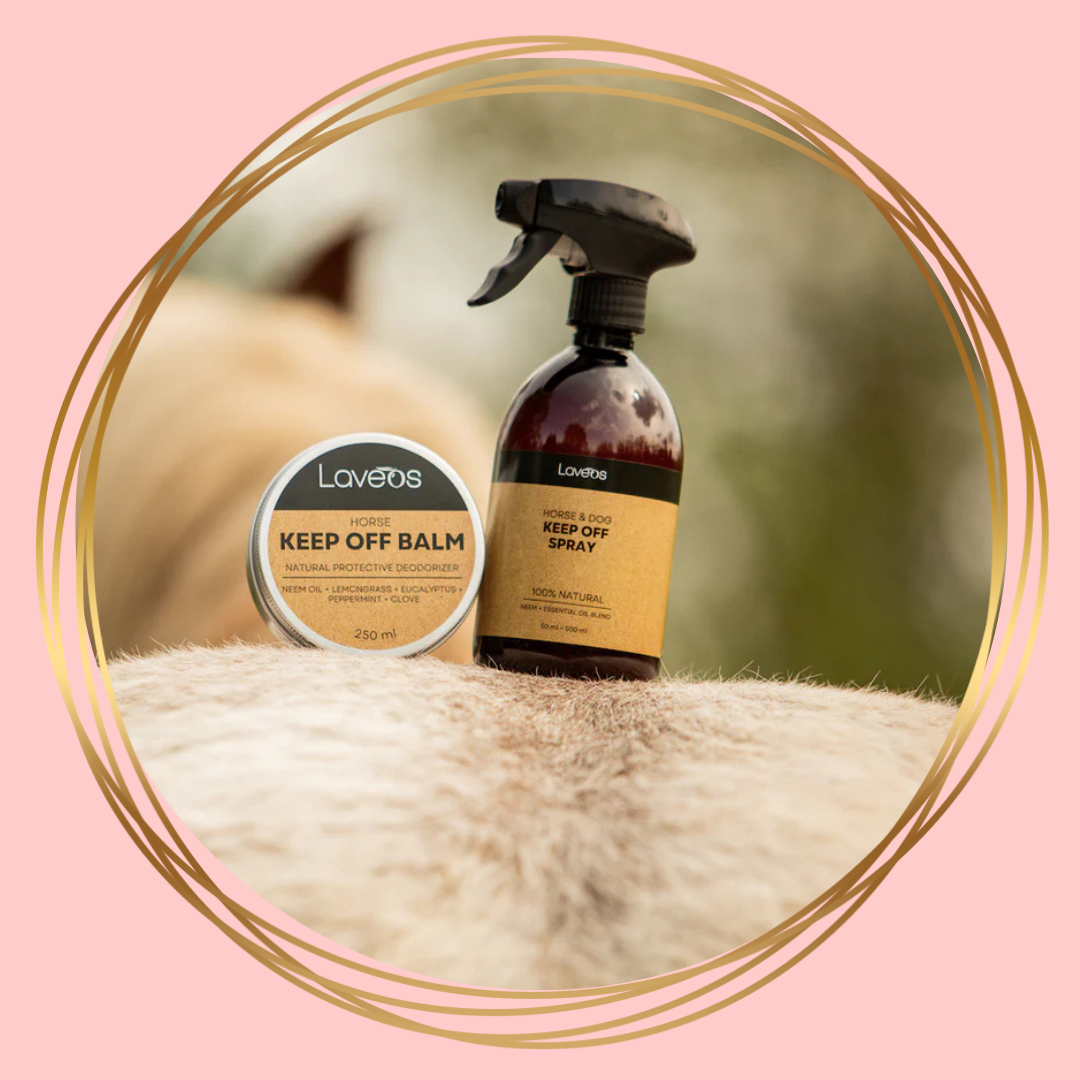 Laveos | Voordeelset: Keep Off Spray en Balm - Natuurlijk Paardenverblijf