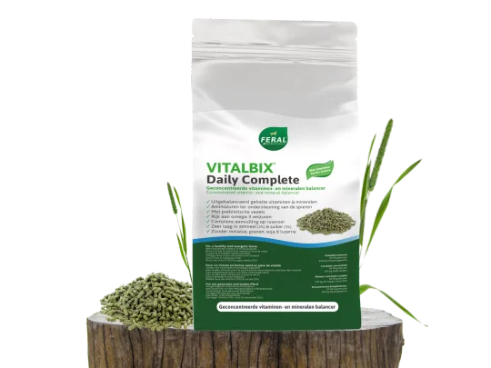 Vitalbix Daily Complete Timothee paardenvoeding met timotheegras, vezelrijk en laag in suiker