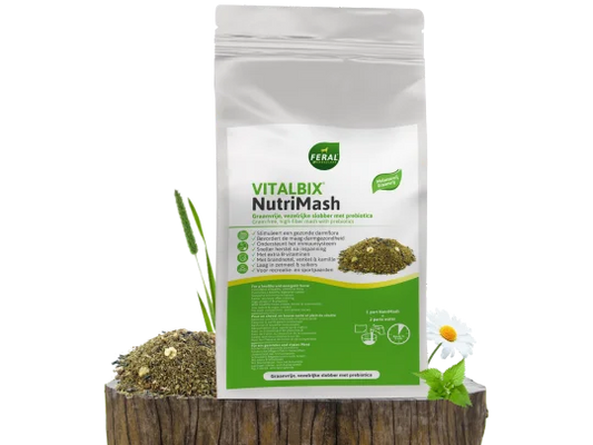 Vitalbix NutriMash – gezonde, graanvrije paardenmash boordevol vezels, kruiden en prebiotica