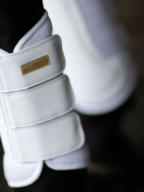 Equestrian Stockholm - Core Collection - White Gold Mesh Brushing Boots beenbeschermers